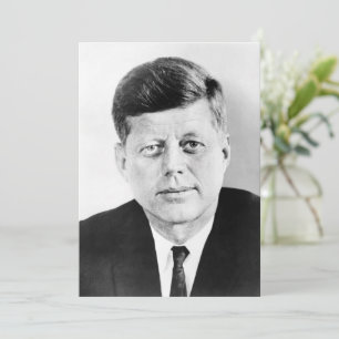 John Jack Kennedy, das Weiße Haus des Präsidenten  Feiertagskarte