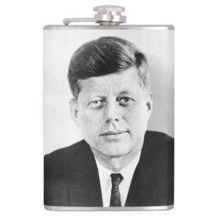 John Jack Kennedy, das Weiße Haus des Präsidenten Flachmann