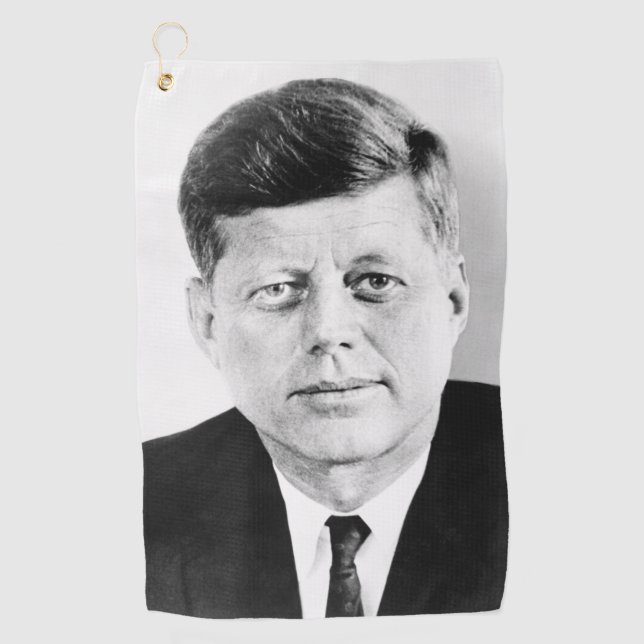John Jack Kennedy, das Weiße Haus des Präsidenten  Golfhandtuch (Vorderseite)