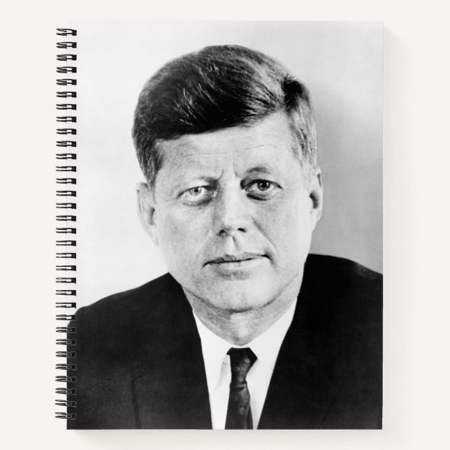 John Jack Kennedy, das Weiße Haus des Präsidenten  Notizbuch (Vorderseite)