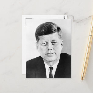 John Jack Kennedy, das Weiße Haus des Präsidenten  Postkarte