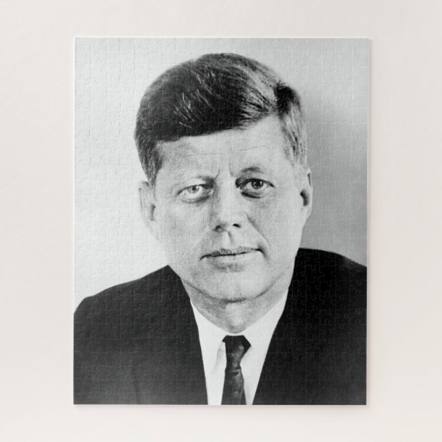 John Jack Kennedy, das Weiße Haus des Präsidenten  Puzzle (Vertikal)