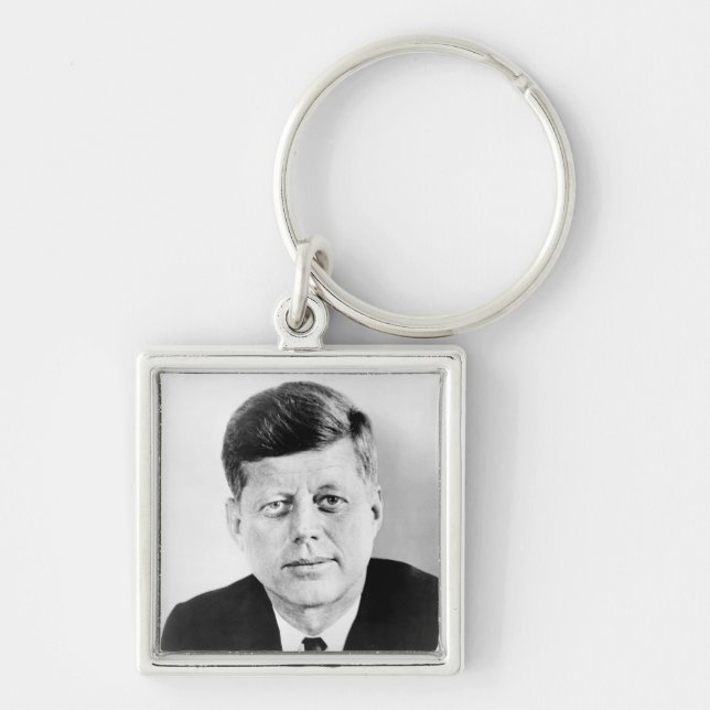 John Jack Kennedy, das Weiße Haus des Präsidenten  Schlüsselanhänger (Vorne)