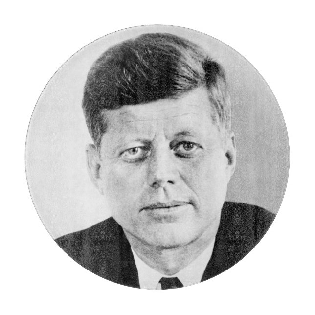 John Jack Kennedy, das Weiße Haus des Präsidenten  Schneidebrett (Vorderseite)