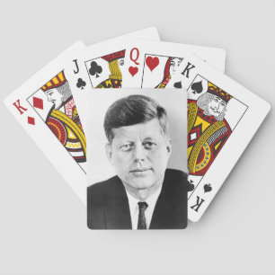 John Jack Kennedy, das Weiße Haus des Präsidenten  Spielkarten