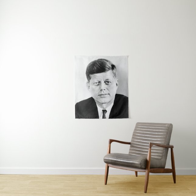 John Jack Kennedy, das Weiße Haus des Präsidenten  Wandteppich (Beispiel)