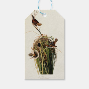 John James Audubon Sumpfzaunkönig-Vogel-Druck Geschenkanhänger
