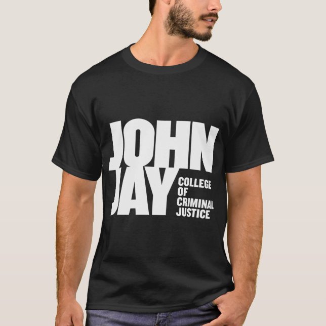 John Jay Bloodhounds Icon offiziell lizenziert T-Shirt (Vorderseite)