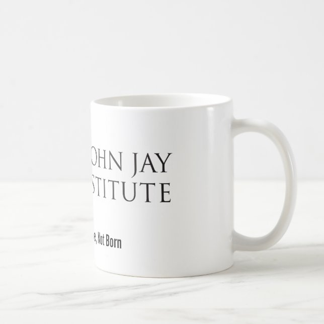 John-Jay-Institut-Logo-Kaffee-Tasse Kaffeetasse (Rechts)