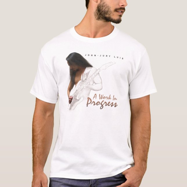 John-Jury Luis - ein im Entstehen befindliches T-Shirt (Vorderseite)