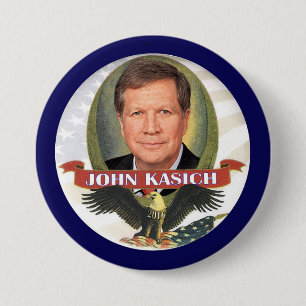 John Kasich 2016 Button