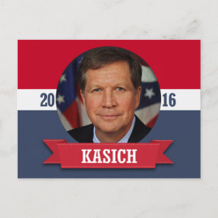 JOHN KASICH 2016 POSTKARTE