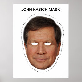 John Kasich Mask Poster