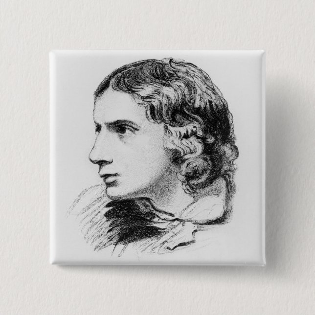 John Keats Button (Vorderseite)