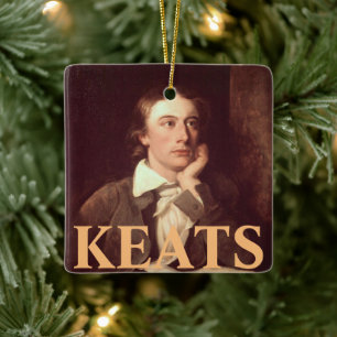 John Keats Keramikornament