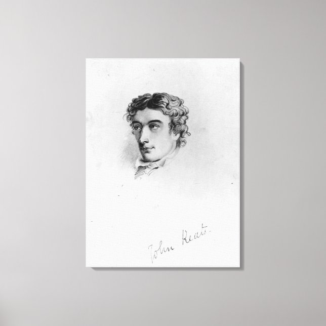 John Keats Leinwanddruck (Vorderseite)