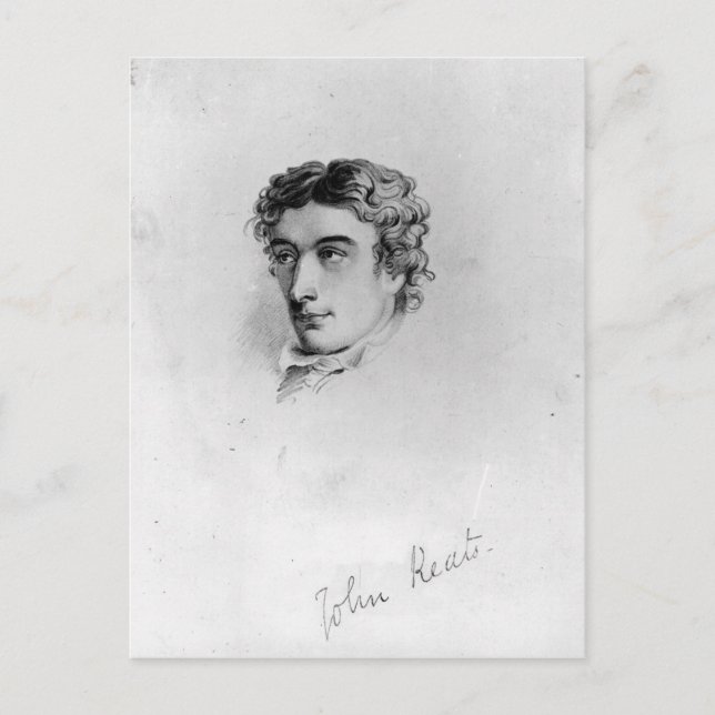John Keats Postkarte (Vorderseite)