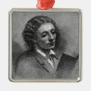 John Keats Silbernes Ornament