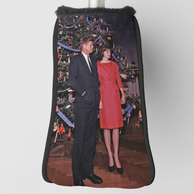 John Kennedy & Jacqueline, Präsident der Weihnacht Golf Headcover (Rotieren 90)