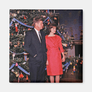 John Kennedy & Jacqueline, Präsident der Weihnacht Magnet