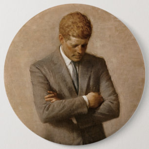 John Kennedy Portrait des Präsidenten der USA Button