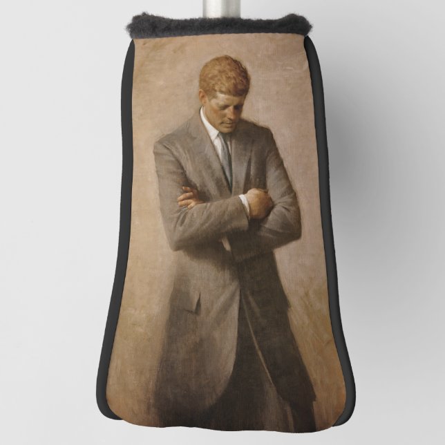 John Kennedy Portrait des Präsidenten der USA Golf Headcover (Rotieren 90)