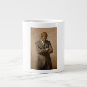 John Kennedy Portrait des Präsidenten der USA Jumbo-Tasse