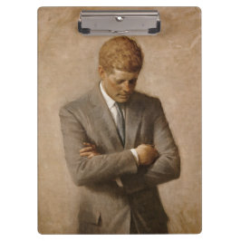 John Kennedy Portrait des Präsidenten der USA Klemmbrett