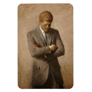 John Kennedy Portrait des Präsidenten der USA Magnet