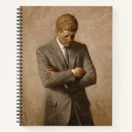 John Kennedy Portrait des Präsidenten der USA Notizbuch
