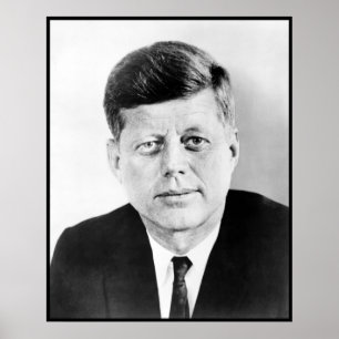 John Kennedy Portrait des Präsidenten der USA Poster