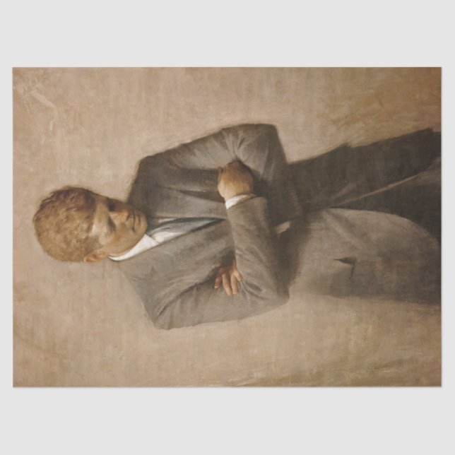 John Kennedy Portrait des Präsidenten der USA Seidenpapier (Vorderseite)