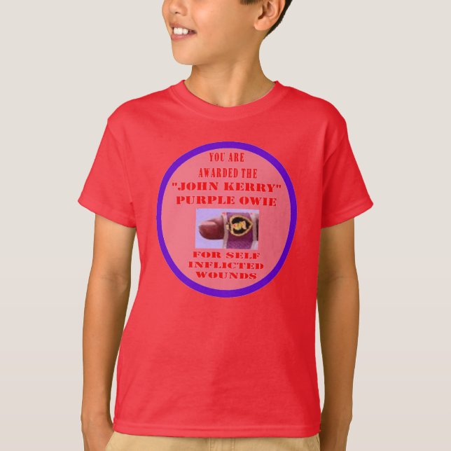 JOHN KERRY LILA OWIE T-Shirt (Vorderseite)