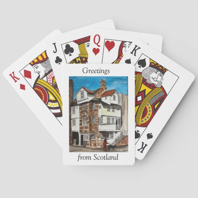 John Knox house playing cards Spielkarten (Rückseite)