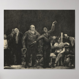 John L. Sullivan - George Bellows Poster