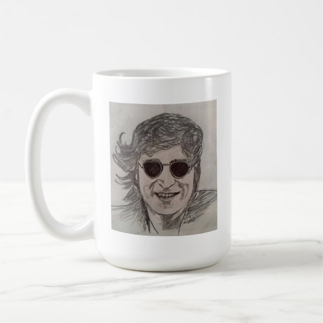 John Lennon Kaffeetasse (Links)