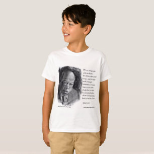 John Lewis & Quote Schönes Portrait T-Shirt