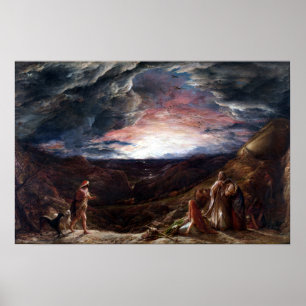 John Linnell Noah Der Abend der Wüste Poster