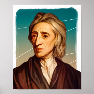 John Locke Illustration Poster