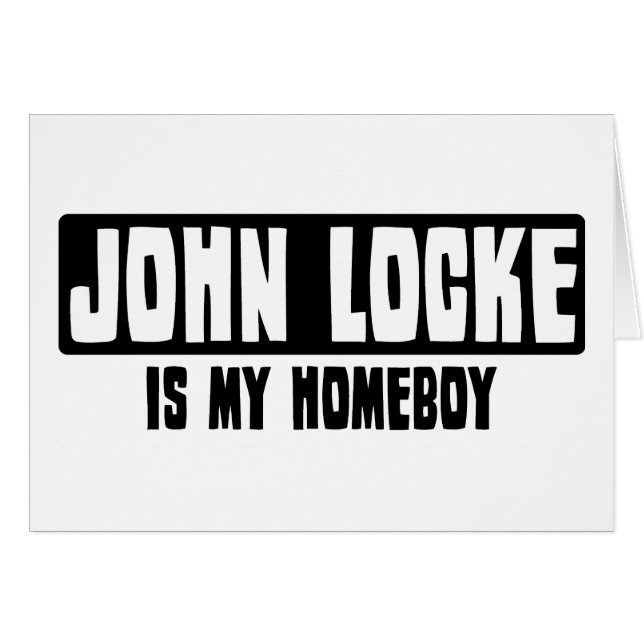 John Locke ist mein Homeboy (Vorderseite (Horizontal))