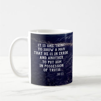 John Locke Philosophy Quote Kaffeetasse