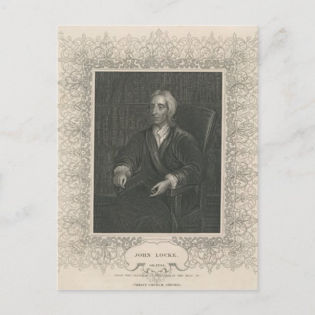 John Locke Postkarte (Vorderseite)