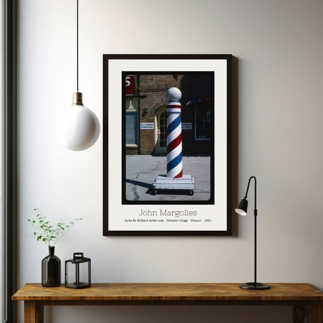 JOHN MARGOLIES - BARBER HAMPTON VILLAGE MISSOURI POSTER (Von Creator hochgeladen)