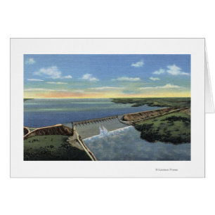 John Martin (Caddoa) Staudamm über den Fluss Arkan