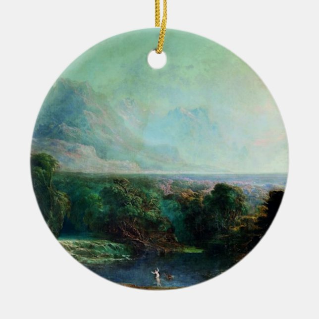 John Martin's Alpheus und Arethusa Keramik Ornament (Vorne)