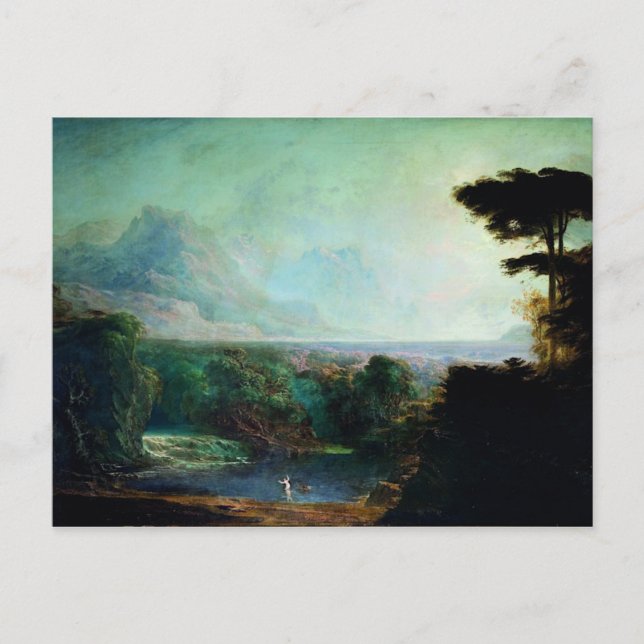John Martin's Alpheus und Arethusa Postkarte (Vorderseite)