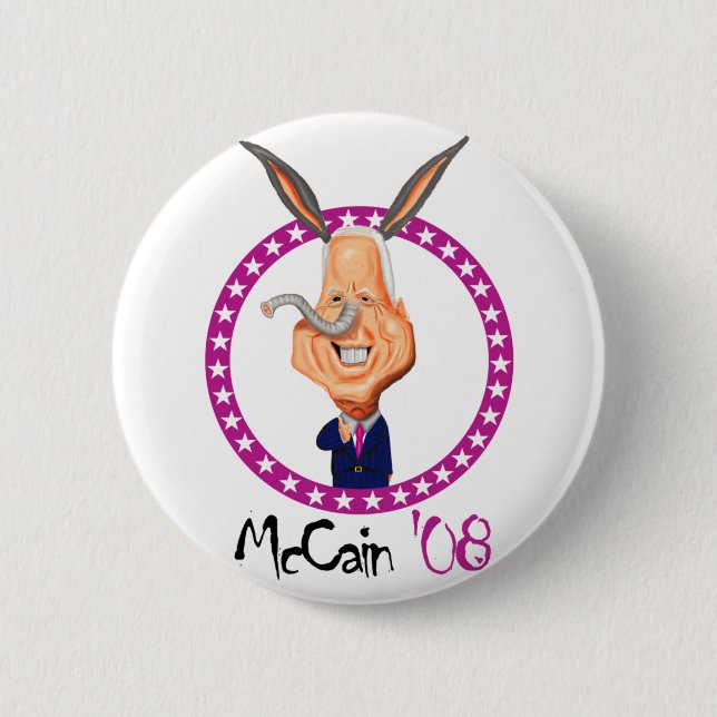 John McCain'08 Button (Vorderseite)