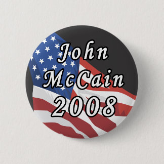 John McCain 2008 Knopf Button