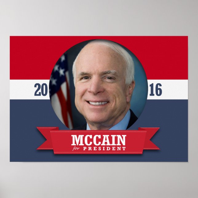JOHN MCCAIN 2016 POSTER (Vorne)