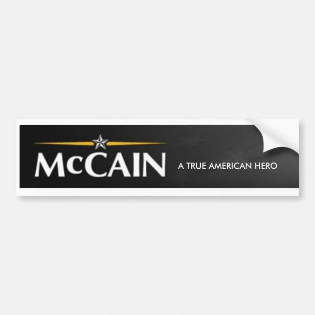 JOHN MCCAIN Autoaufkleber (Vorne)
